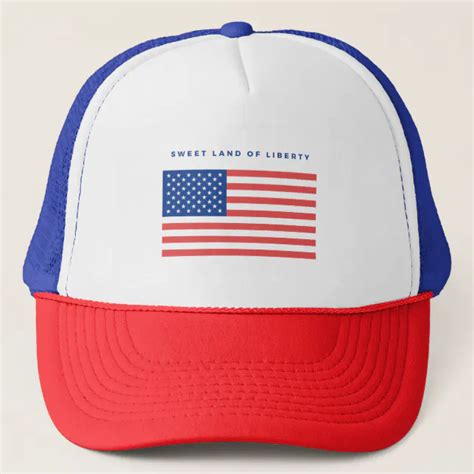 usa flag patriotic cap zazzle