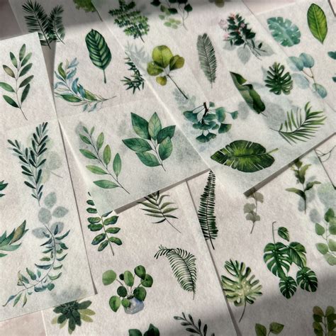 Наклейки для ежедневника и скрапбукинга из японской бумаги васи (washi ...