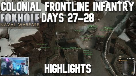 Foxhole War Days Colonial Frontline Highlights Youtube