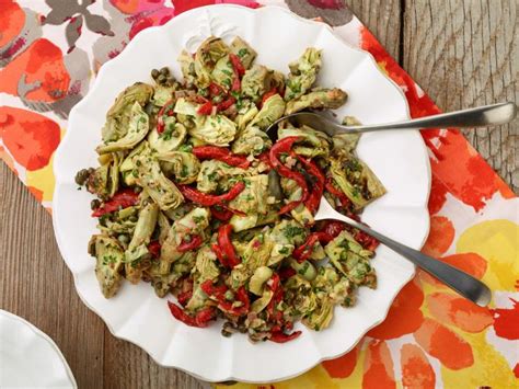 Roasted Artichoke Salad Recipe Ina Garten Food Network