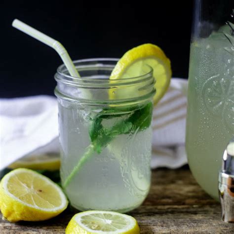 Homemade Mint Ginger Lemonade Everyday Eileen