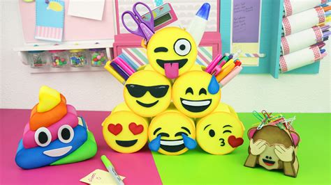 Diy Emojis De Escritorio Porta Tiles Notas Clips