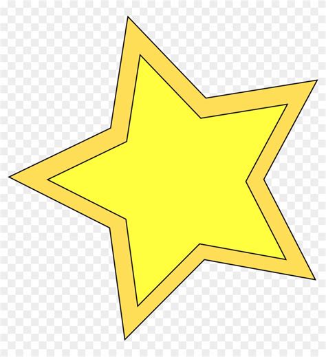 Five Pointed Star Clipart Vector Freeuse Large Star Clipart Star