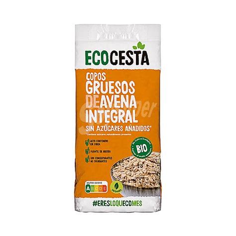 Ecocesta Ecocesta Copos Gruesos De Avena Integral De Origen Ecol Gico