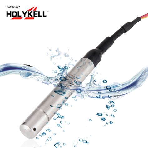 Holykell Oil Filled Piezo Deep Well Level Sensor China Hydraulic