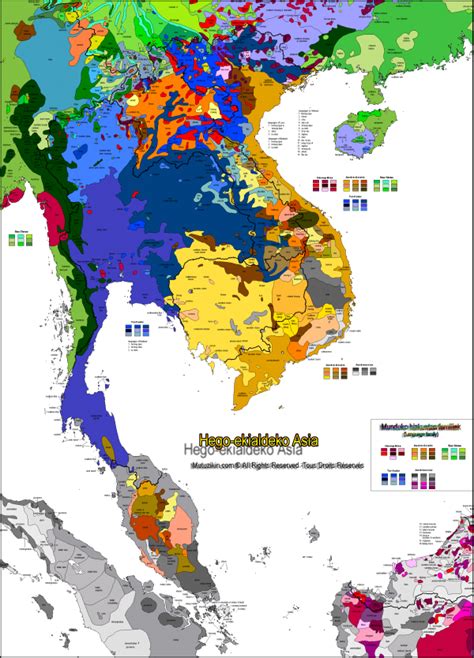 Tai Languages Linguistics Asia Map Map Pacific Map