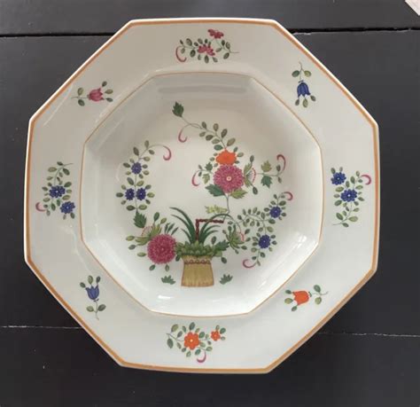 Assiette En Porcelaine Limoges Raynaud D Cor Floral Petit Chinois Tat