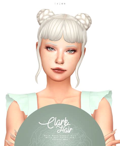 Clark Hair IsJao On Patreon Sims Hair Popular Girl Sims 4 Cc Finds