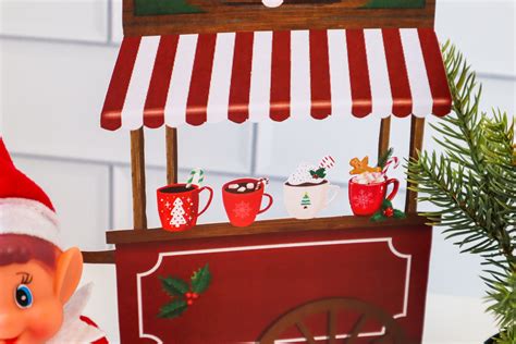 Hot Cocoa Stand Elf Props Elf Scene Printable Hot Chocolate Stand Etsy