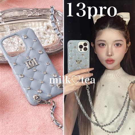 Darich 新品未開封ダーリッチ キルティングビジューiphoneケース 13pro Saxの通販 By Milk♡teas Shop