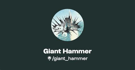 Giant Hammer Instagram Facebook Linktree