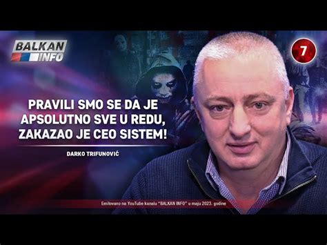 INTERVJU Darko Trifunović Pravili smo se da je sve u redu zakazao