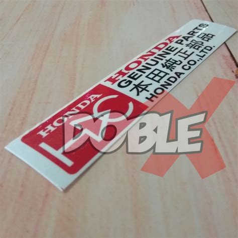 Jual Stiker Dealer Tempel Luar Long Honda Parts Shopee Indonesia