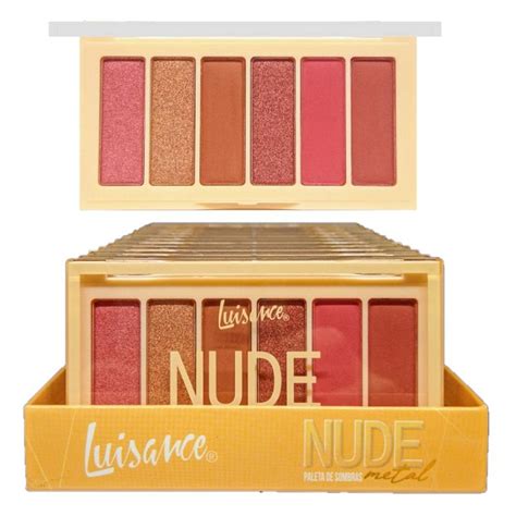 Luisance Paleta De Sombra Nude Metal L3258 12 Und Distribuidora