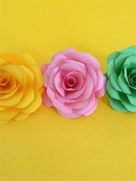 Crafting Paper Roses Step By Step Tutorial Sew Crafty Me