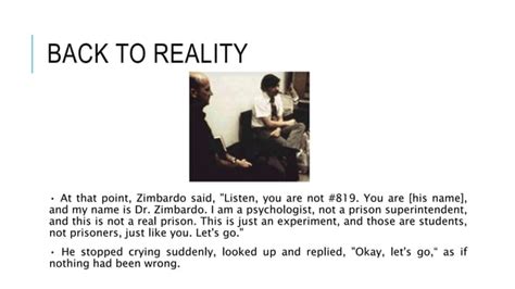 Zimbardo's Experiment : The Stanford Prison Experiment | PPT