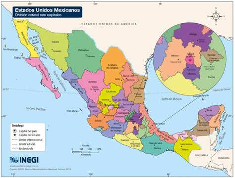 Mapas de México división política geológicos ríos y capitales