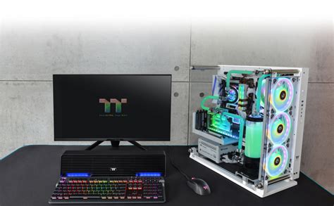 Thermaltake Core P3 Pro Tempered Glass Mid Tower E Atx Case Snow Edition Ca 1g4 00m6wn 09