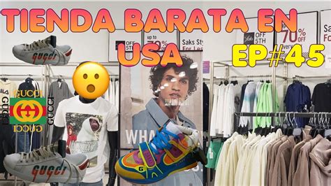 LA TIENDA MAS BARATA EN ESTADOS UNIDOS DE ROPA Y TENIS GUCCI EPI 45