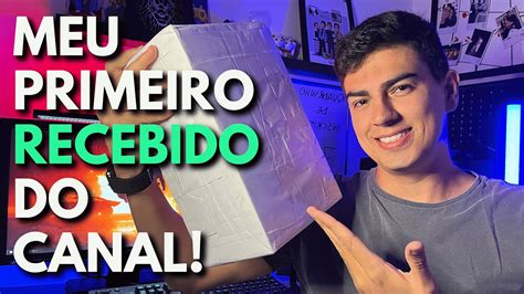 Meu Primeiro Recebido Do Canal Presente De Um Inscrito Youtube