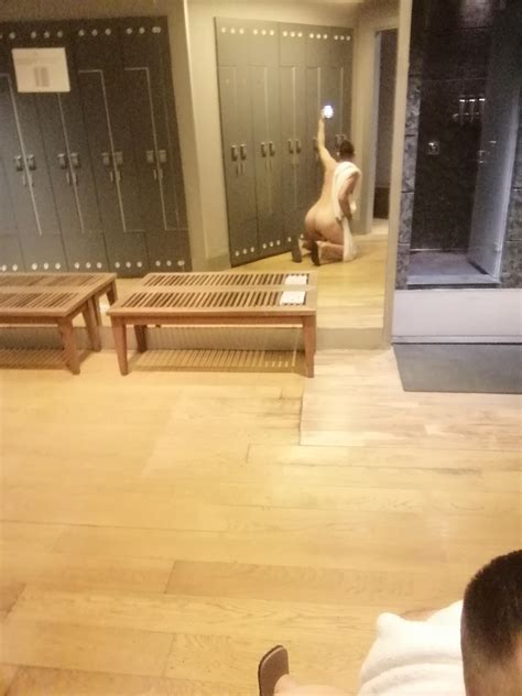 Naked In The Hotel S Gym Cloakroom Scrolller