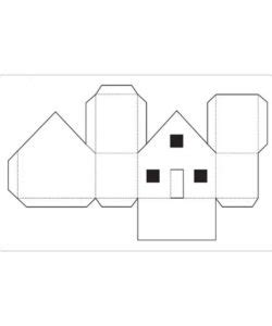 🏠 Paper House Template PDF - Free Download (PRINTABLE)