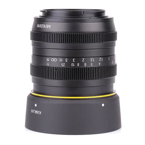 Kamlan 50mm F1 1 APS C Large Aperture Manual Focus Lens For Canon Eos M