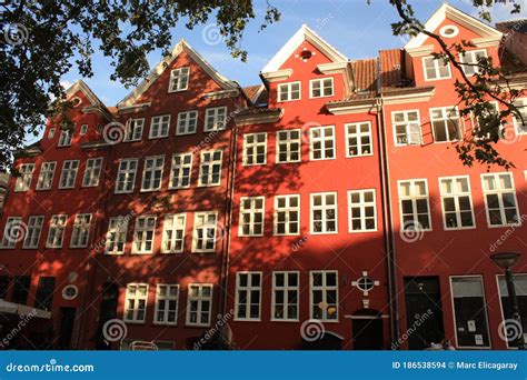 Nyhavn Colorful Houses In Copenhagen Denmark Editorial Stock Image