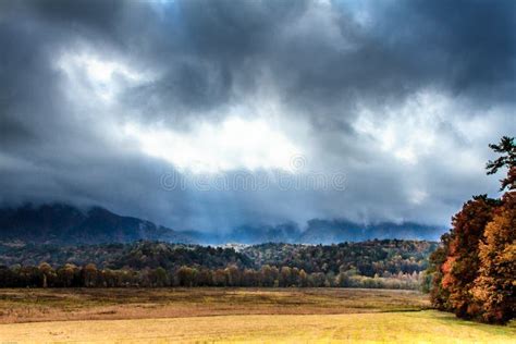 Autumn Colors Cades Cove Loop Road Smokies Stock Image - Image of cove ...