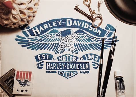 Harley Davidson - Eagle Emblem on Behance