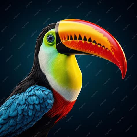 Premium Photo | Multicolored Toucan Bird