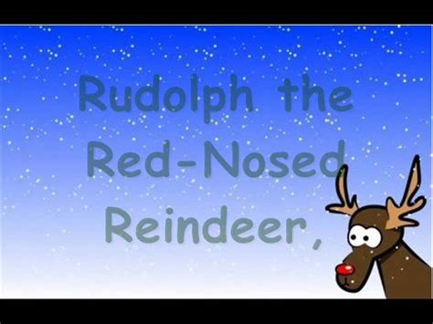 Youtube Rudolph The Red Nosed Reindeer Song Pagespublic figuremusician ...