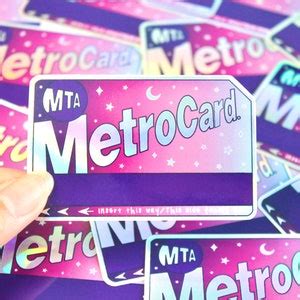 Metrocard Art, New York Sticker, New York City Gifts, New York City Ticket, New York City ...