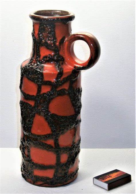 Jahrgang SCHEURICH Lava Vase Modell nr. 402-28 Spinnennetz | Moderne ...