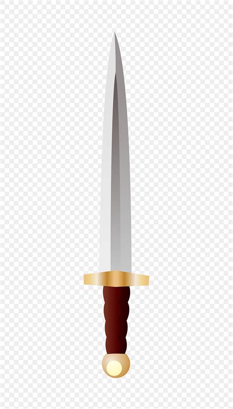 dagger clipart transparent background cartoon red handle dagger red