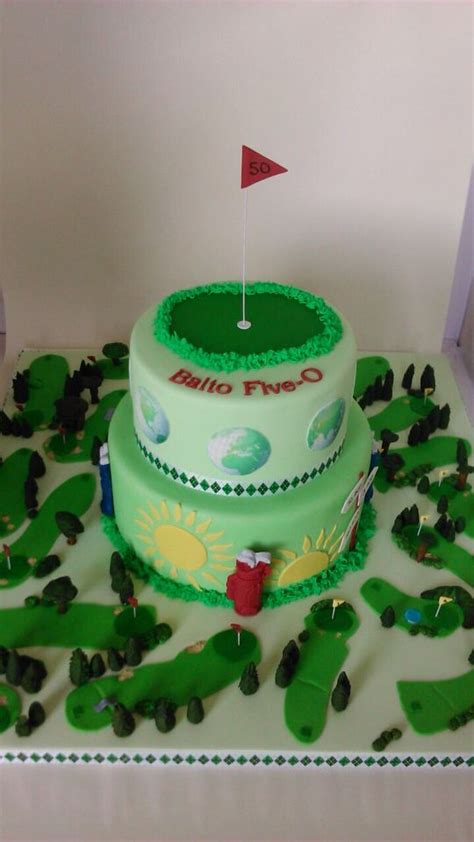 Cake For Golfers Golf Cake Novelty Cakes Golfers Desserts Food