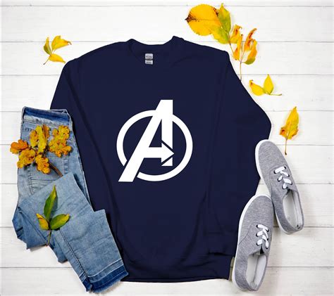 Avengers T-Shirt Avengers Logo Sweatshirt Superhero Shirt | Etsy