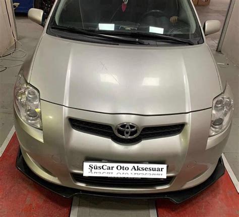 Toyota Uyumlu Auris Esnek Par A Abs Lip Piano Black Flapl Kanatl