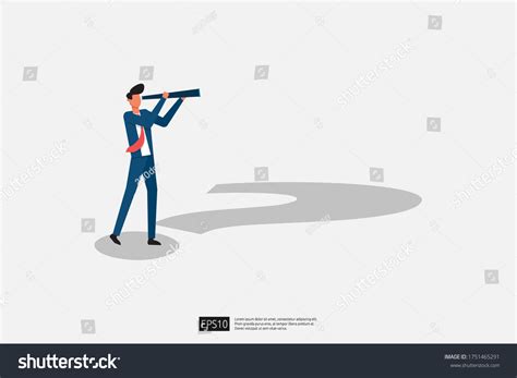 businessman question mark vector illustration business stock vector