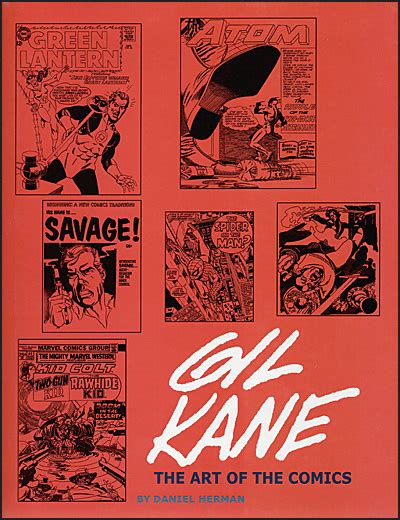 Gil Kane The Art Of The Comics Buds Art Books