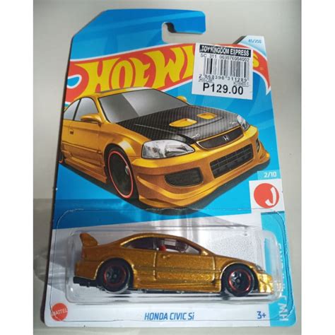 Hot Wheels Honda Civic Si Gold Shopee Philippines