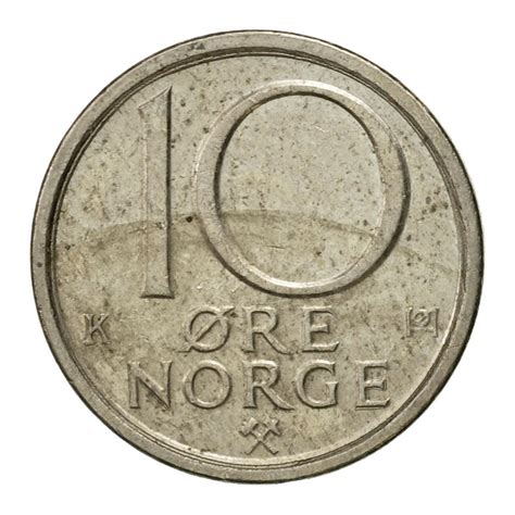 432198 Monnaie Norvège Olav V 10 Öre 1983 TTB Copper nickel KM