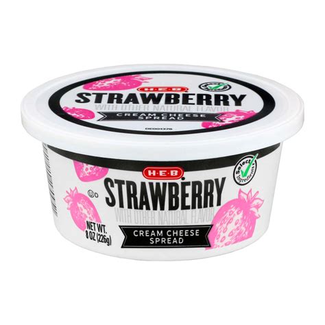 H‑e‑b Select Ingredients Strawberry Cream Cheese Spread Fig App