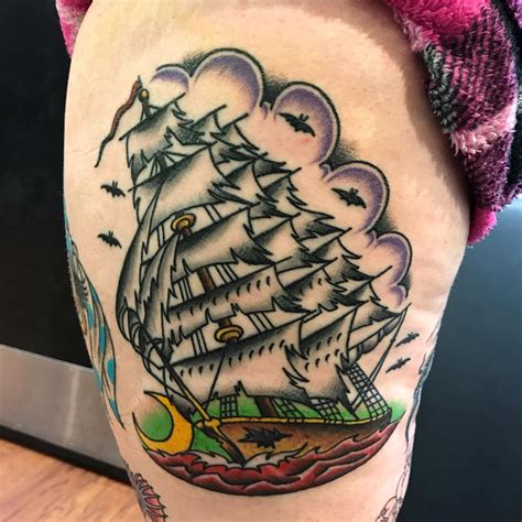 95 Ship Tattoo Ideas And Meanings Inspired By The Ocean