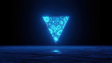 2560x1440 Blue Triangle Variant Abstract 4k 1440P Resolution ,HD 4k ...