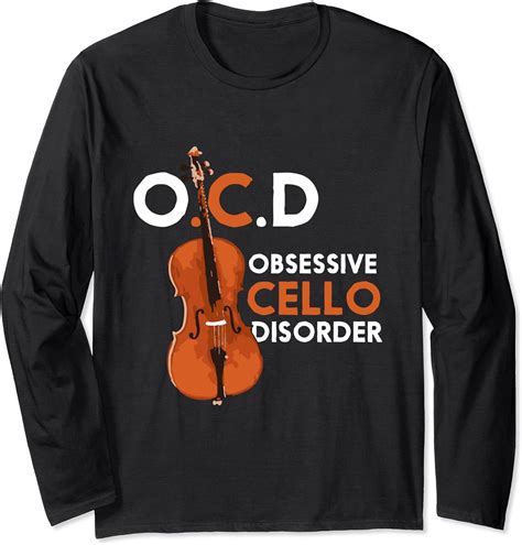 Amazon Cute Funny Ocd Obsessive Cello Disorder Cellist Music Gift