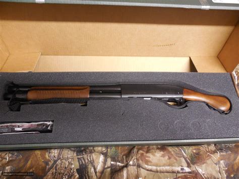 Remington 870 Tac 14 Wood 12 Gauge 14 Barrel 6 Shot Pump Shotgun