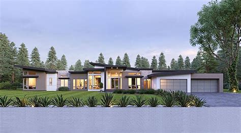 Home Ideas 612 - Modern Ranch House Plans