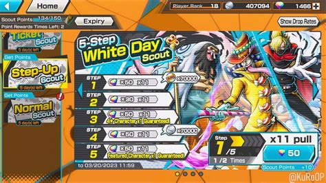 Gacha Banner White Day Tiket Hitam One Piece Bounty Rush YouTube