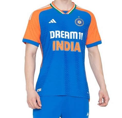 Polyester Indian cricket Cricket Jersey at ₹ 350/piece in Mumbai | ID ...